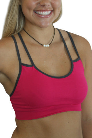 Nux- Strappy Bra - Love and Sweat Athletic Wear
 - 3