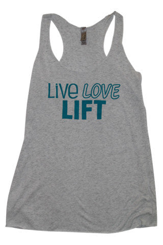 Live Love Lift Tri-Blend Tank - Love and Sweat Athletic Wear