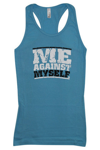 Me Against Myself Tank Top - Love and Sweat Athletic Wear
 - 2