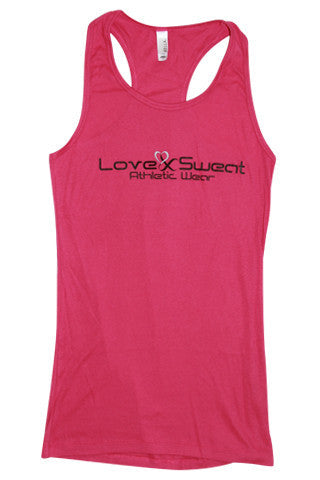 Love and Sweat Solid Tank Top - Love and Sweat Athletic Wear
 - 1