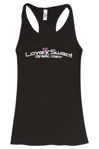 Love and Sweat Solid Tank Top - Love and Sweat Athletic Wear
 - 3