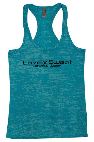 Love and Sweat Burnout Tank Top - Love and Sweat Athletic Wear
 - 1