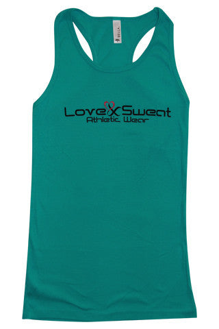 Love and Sweat Solid Tank Top - Love and Sweat Athletic Wear
 - 2