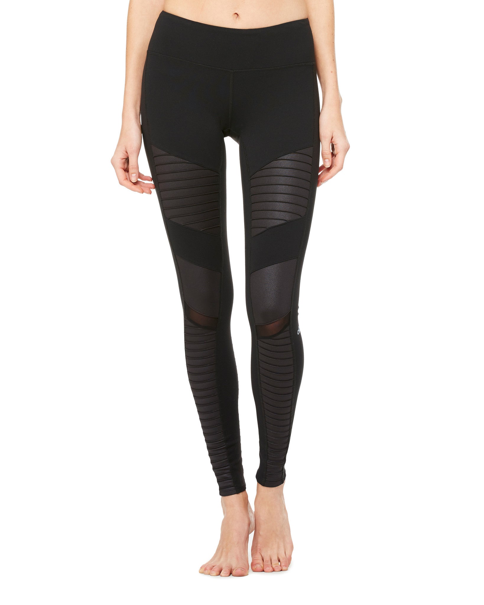 Alo black moto leggings best sale