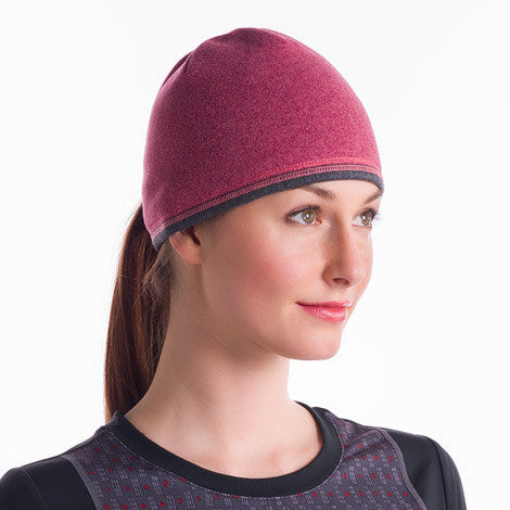 Warm Beanie Ponytail Hat - Love and Sweat Athletic Wear
 - 3