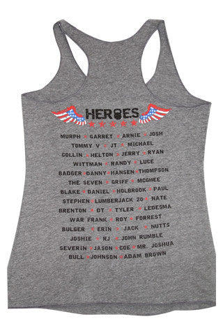 American Flag Hero WOD Tank